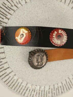 Galliano women Leather Belt